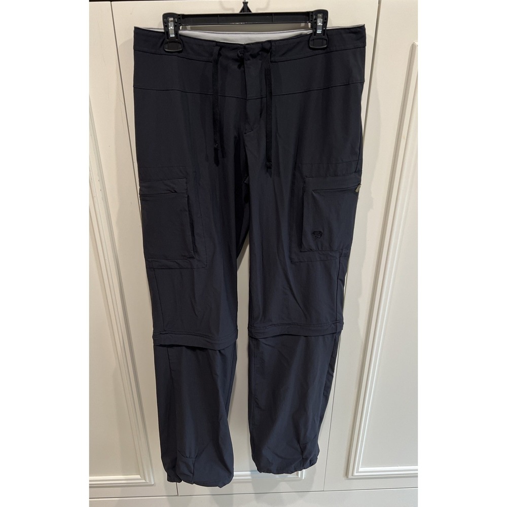 Mountain Hardwear Women's Black Yuma Convertible Pants Size 10L Hiking Gorpcore